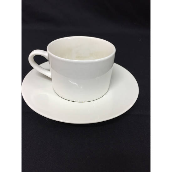 Tea Cup & Saucer - Square Premium